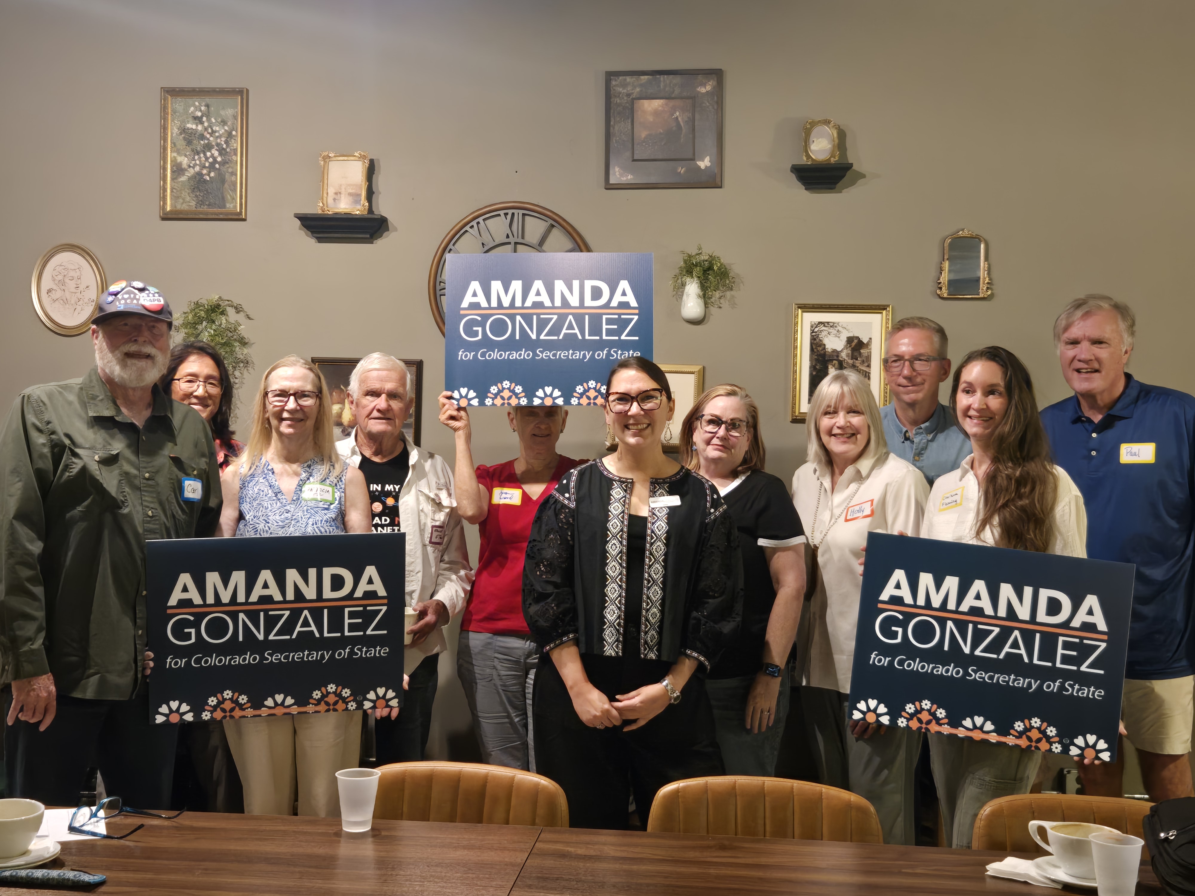 Amanda Gonzalez Meets Local Dems