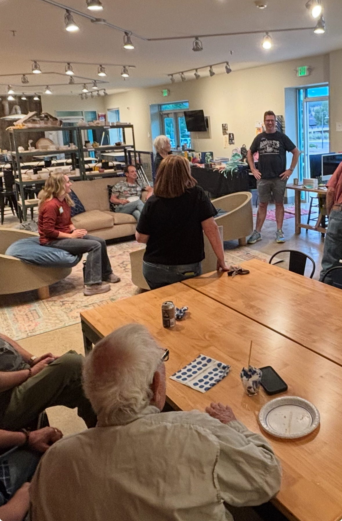 We Had a Visitor for Happy Hour