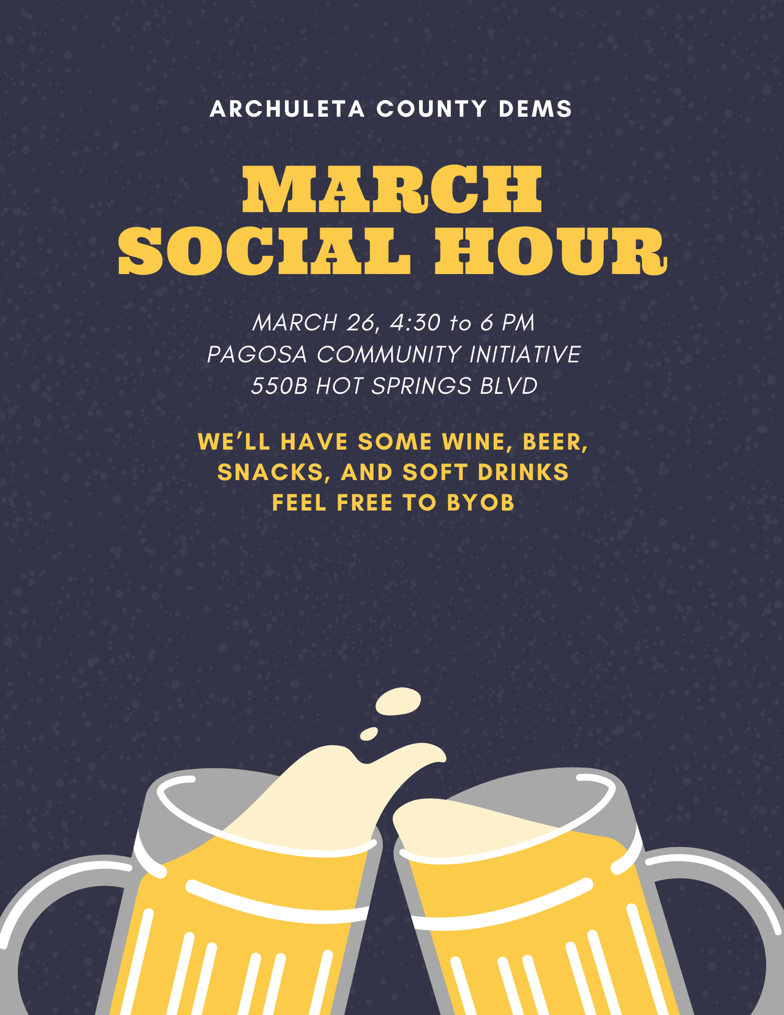 March 26: Social Hour