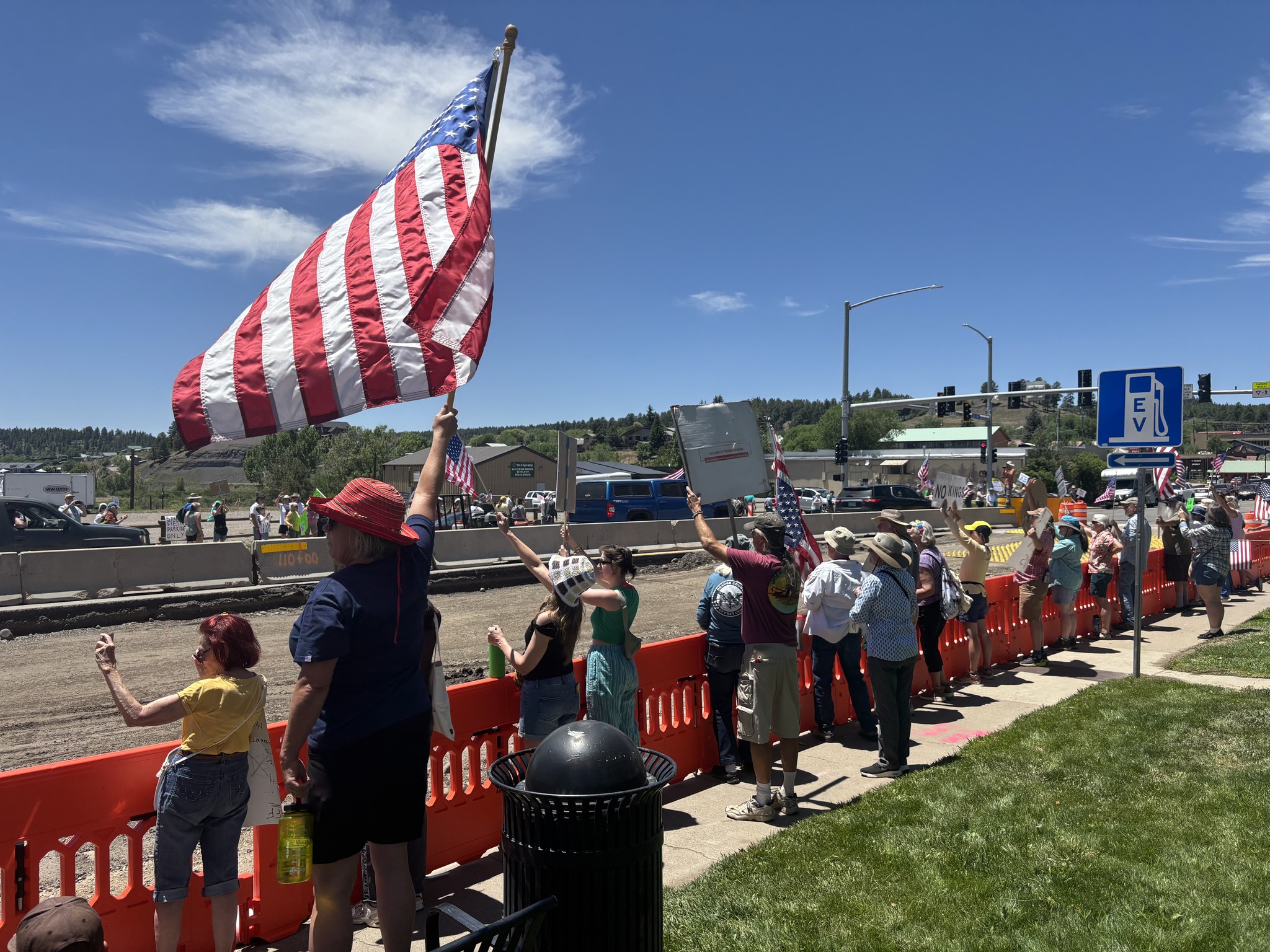 More Than 500 Marched to Protest Trump